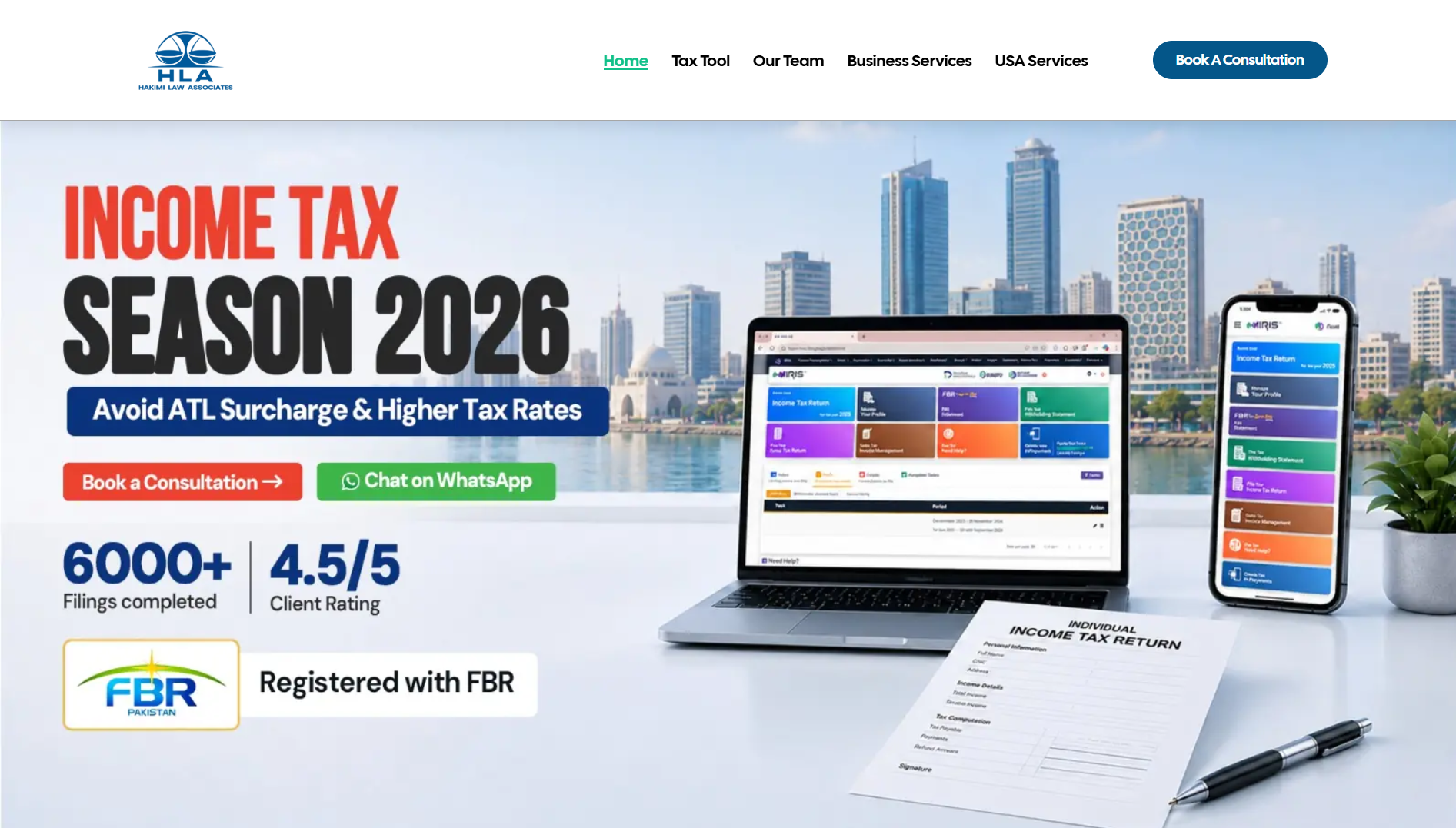 Hakimi Law Associates Taxation Project